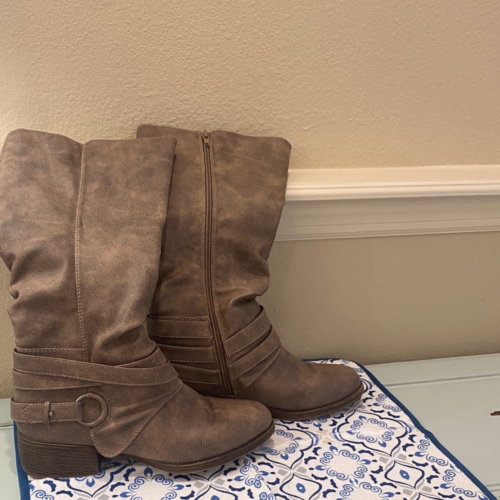 Distressed Casual Winter Boots 9
